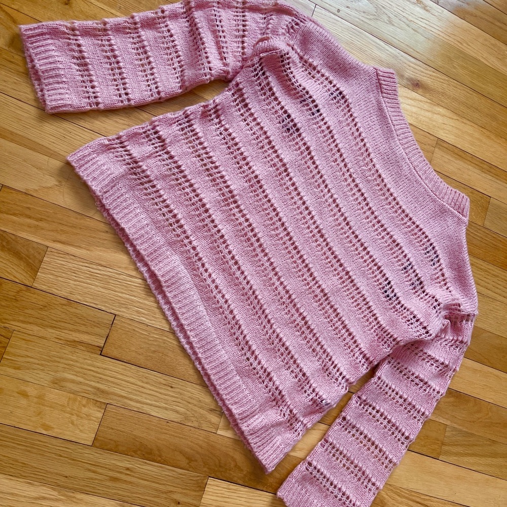 Missguided Sweater Top - Light Pink